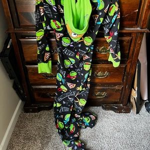 TMNT Hooded Footie Pajamas